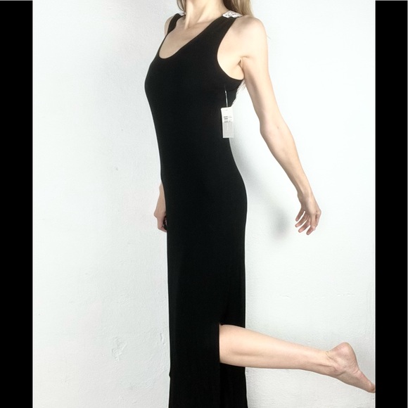 KENNETH COLE REACTION | 🖤🤍Lace Back Long Slit Side Maxi Dress - Picture 2 of 12